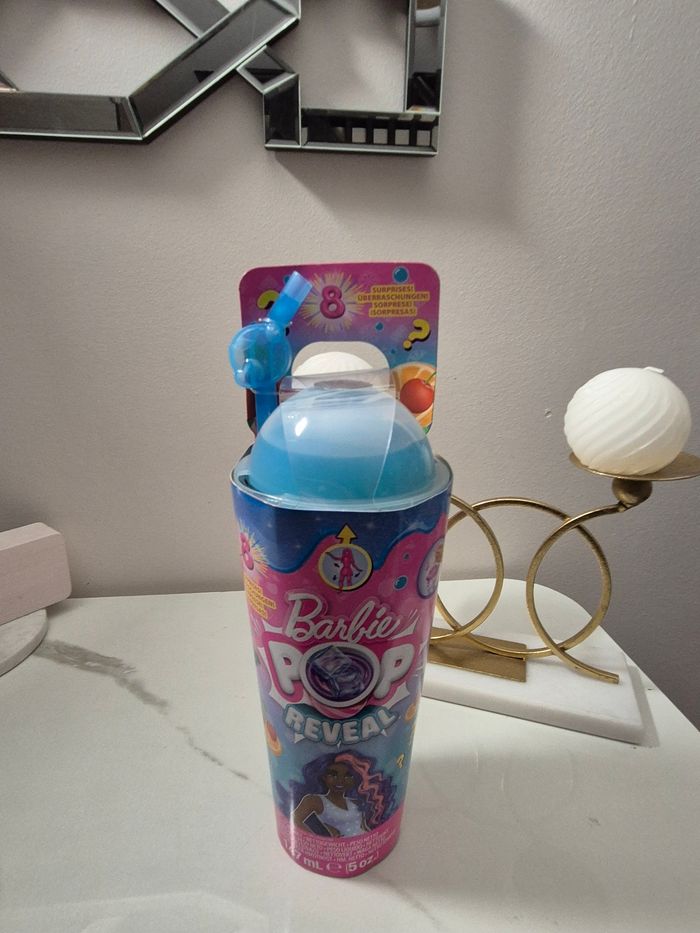 Barbie Pop Reveal bleu 8 Surprises - photo numéro 3