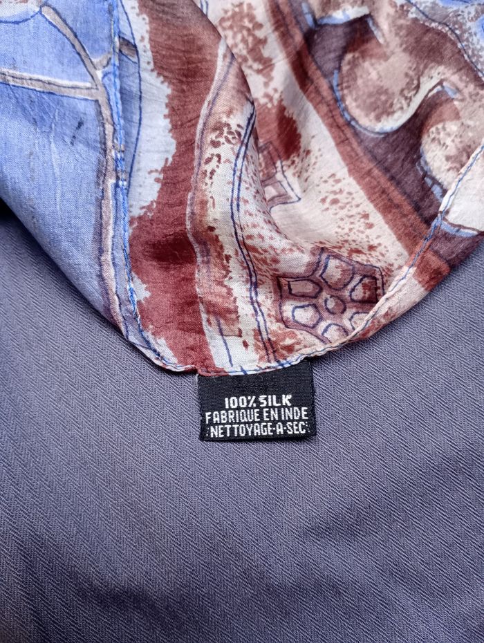 Foulard éléphants Inde - photo numéro 4