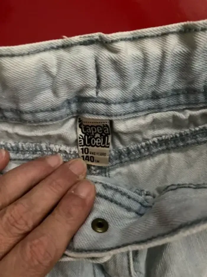 Short jean 10 ans - photo numéro 3