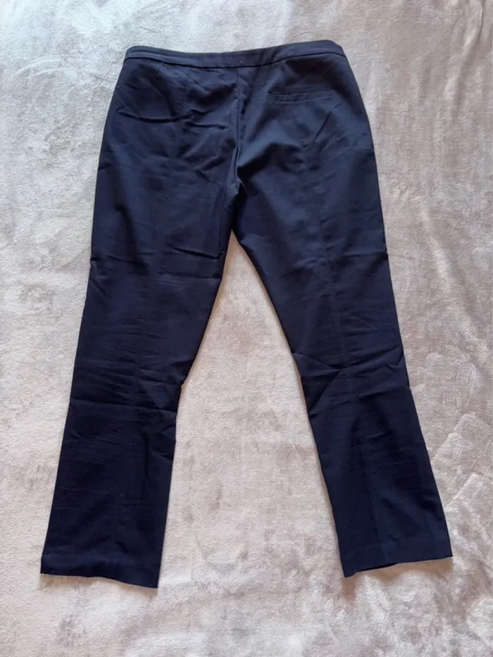 Pantalon à pinces femme Sfera taille 44 bleu marine en très bon état. - photo numéro 6