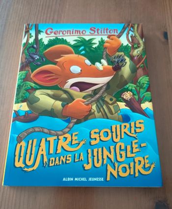 Livre Geronimo Stilton "4 souris dans la jungle"