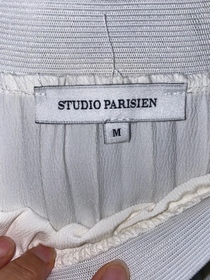 Jupe longue satinée plissée Taille M - photo numéro 9