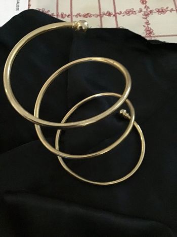 Beau bracelet manchette  ressort vintage