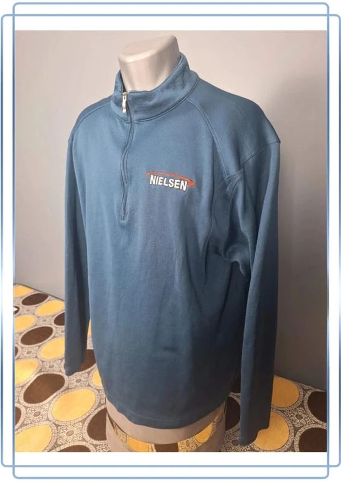 Sweat nike vintage homme quart de zip - taille XL brodé (365) - photo numéro 5