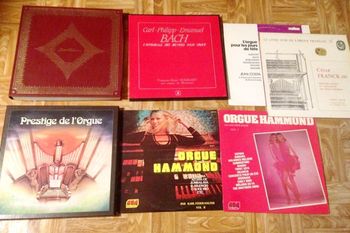 Lot vinyles orgue