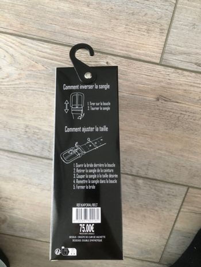 Ceinture kaporal réversible neuf - photo numéro 2