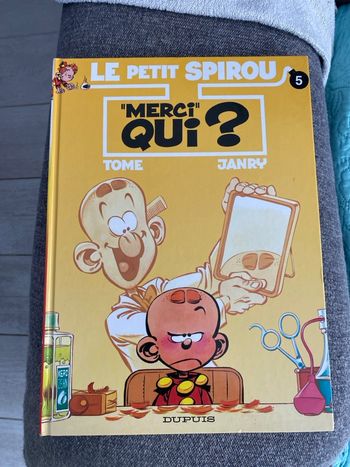 Livre BD le petit Spirou Merci Qui 5