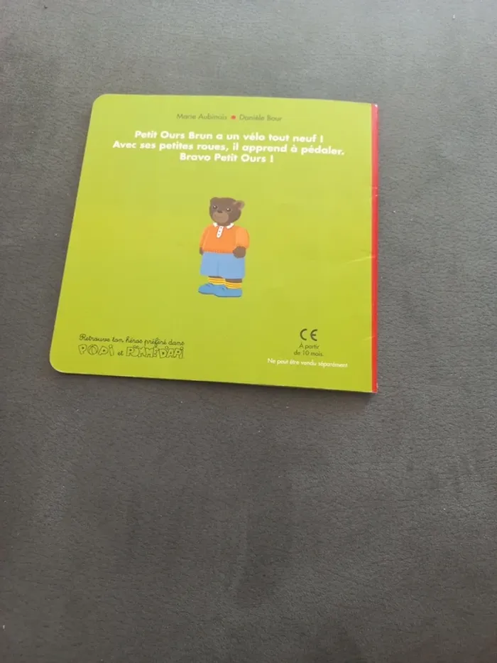 Livre petit ours brun fait du vélo - photo numéro 3