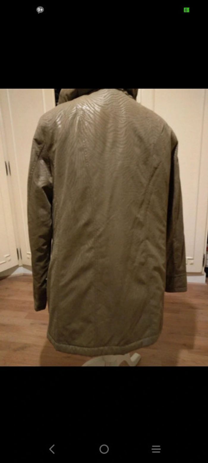 Parka de très bonne qualité Diane Laury couleur taupe neuve avec étiquette taille 44 - photo numéro 6