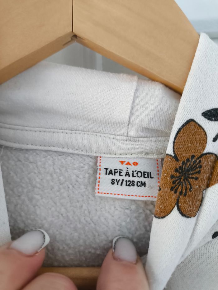 Tape à l oeil sweat à capuche 8 ans fille - photo numéro 3