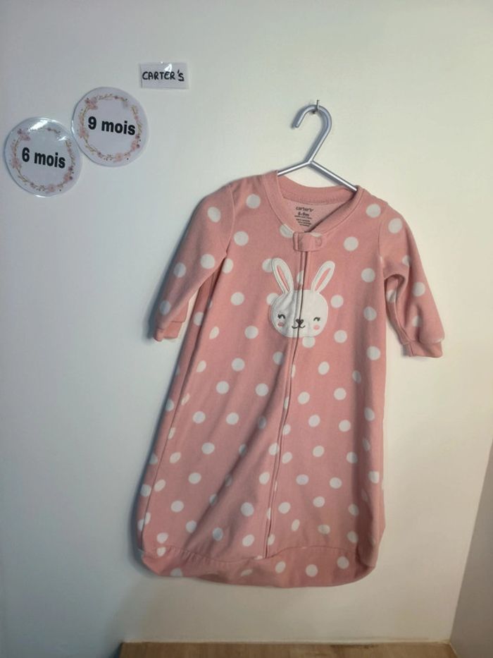Gigoteuse avec manche lapin 6-9 mois