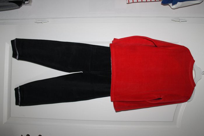 pyjama polaire star wars noir et rouge 6 ans - photo numéro 2