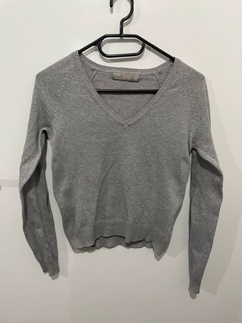 Pull gris Zara