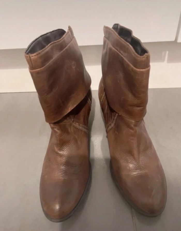 Bottines en cuir Freeflex