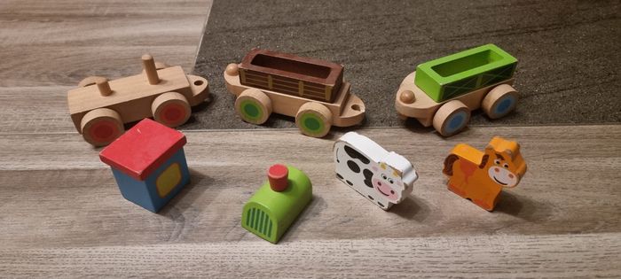 Petit train bois enfant - photo numéro 2