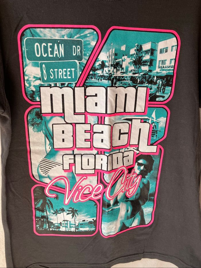 T-shirt gris Surf Style Taille S (1€50) - photo numéro 2