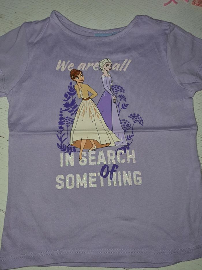 Tee shirt reine des neiges 3 ans