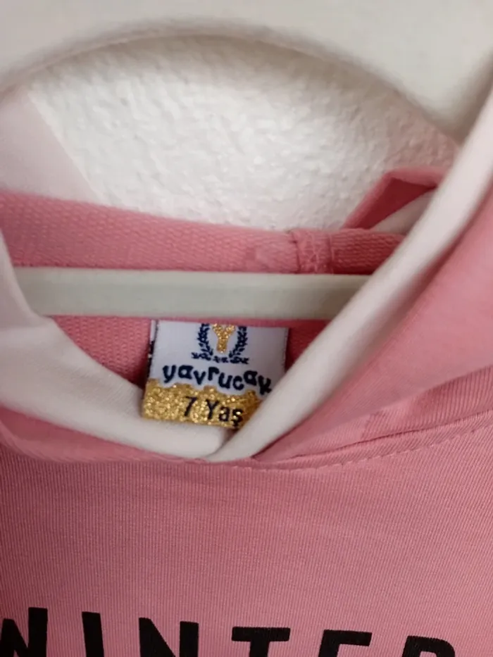 sweat à capuche pour fille taille 7 ans - photo numéro 2