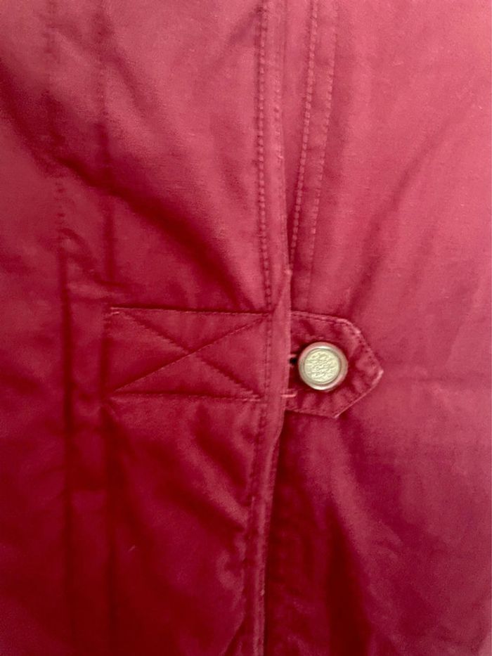 Manteau prune matelassé à capuche - photo numéro 5