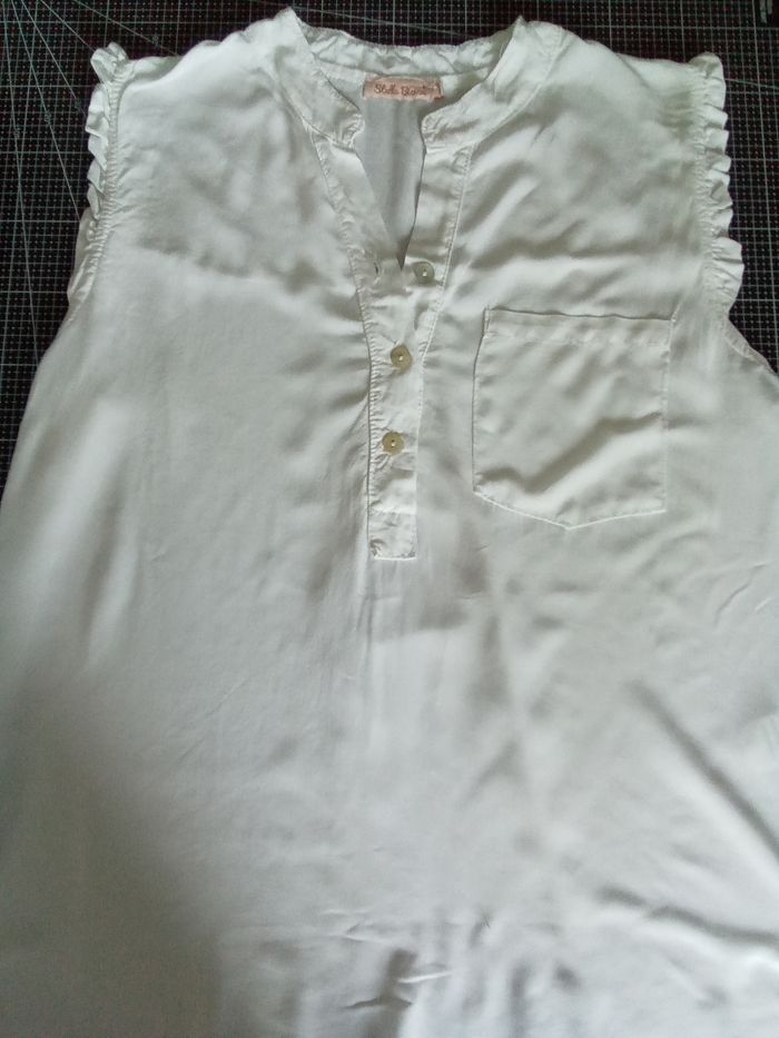 Blouse sans manche, Stella Bianca, taille L