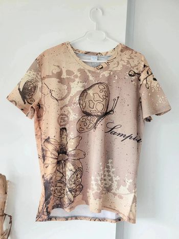T-shirt Femme Style Vintage Fan Caizifu – Taille 46 – Très Bon État