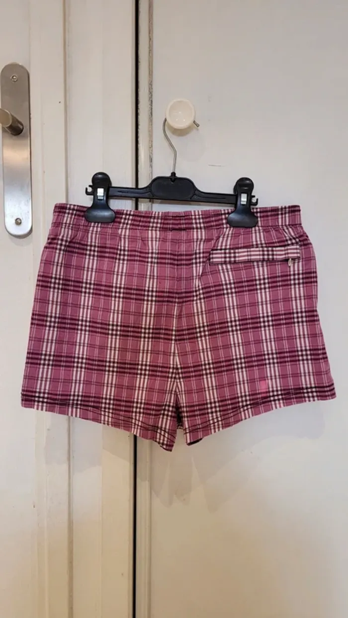 Short de bain motif carreaux - photo numéro 2