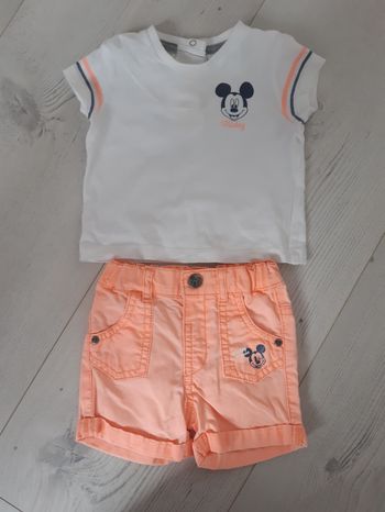 Ensemble Mickey short T-shirt