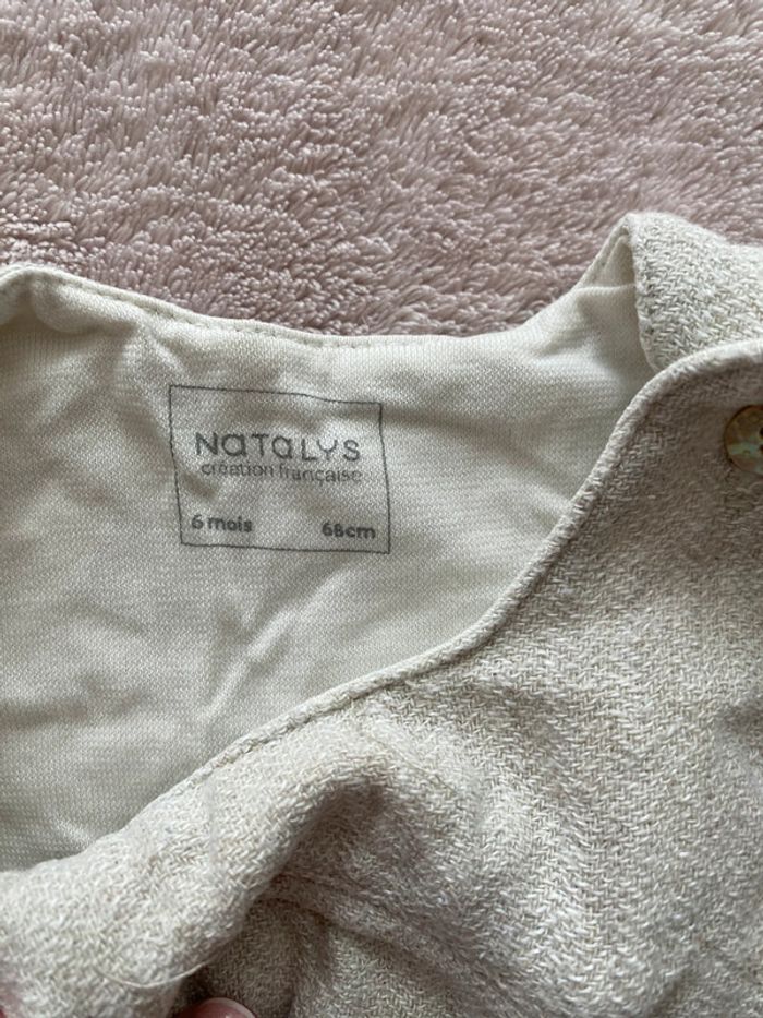 Salopette short / courte - Natalys - 6 mois - TBE - photo numéro 2