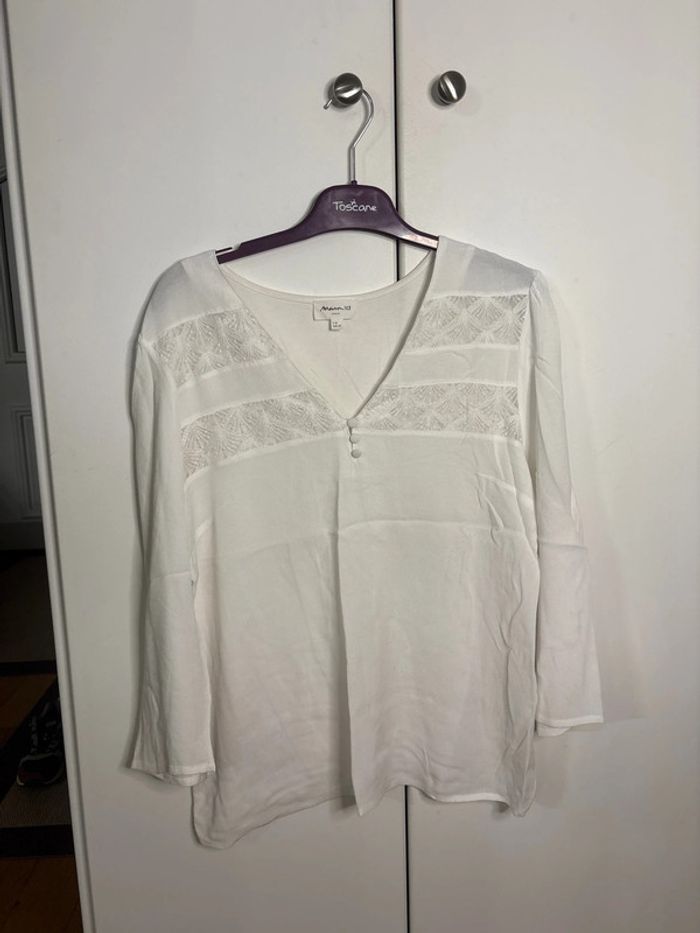 🌺blouse maison123 blanche 🌺