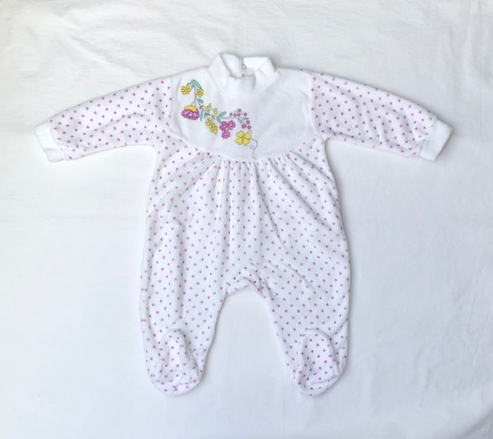 Pyjama velours vintage 6 mois
