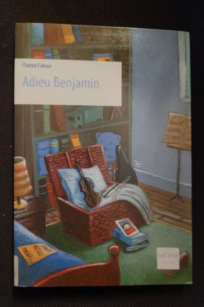 Livre "Adieu Benjamin" - Chantal Cahour- État neuf
