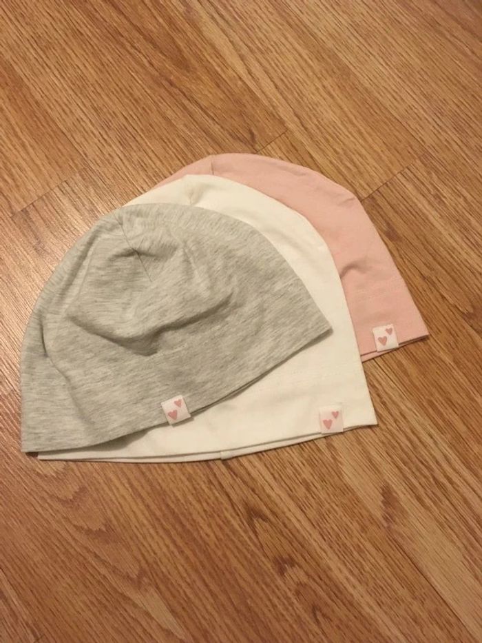 Bonnet en jersey (lot de 3)