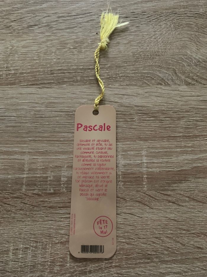 Marque page Pascale - photo numéro 3
