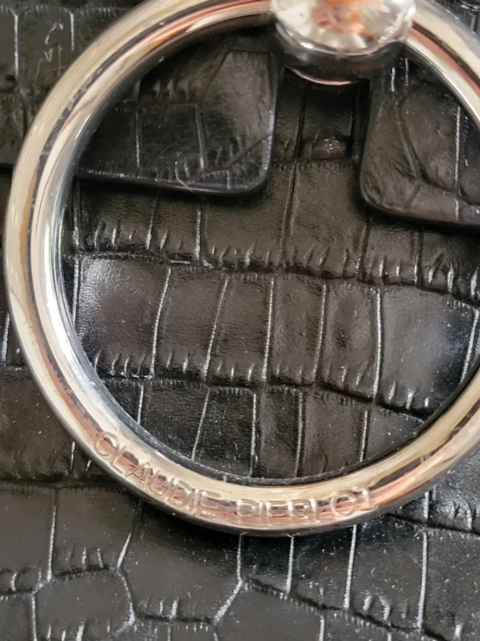 Sac à main Anouck Claudie Pierlot - cuir texturé noir - photo numéro 9