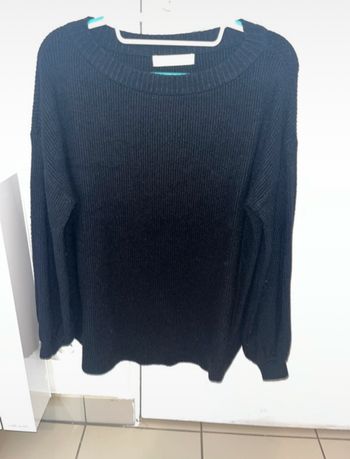 Pull noir femme