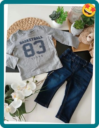 Ensemble bébé garçon Taille 12 mois🌿🦁