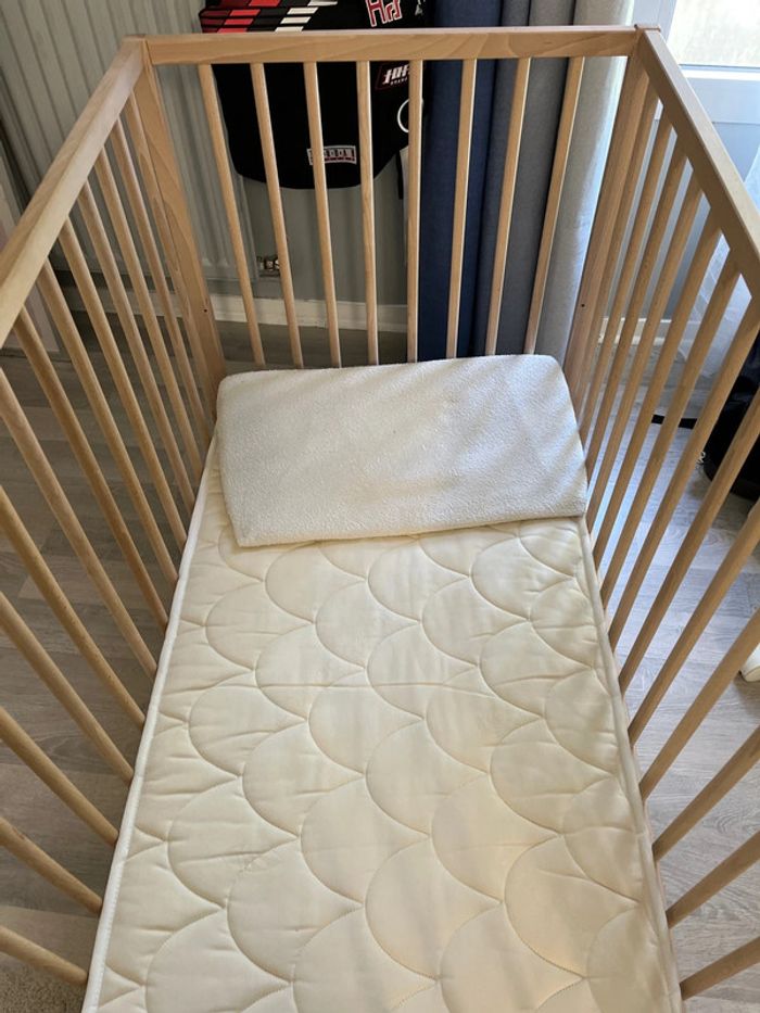 Lit Bébé IKEA et son matelas coton bio. Vertbaudet - photo numéro 12