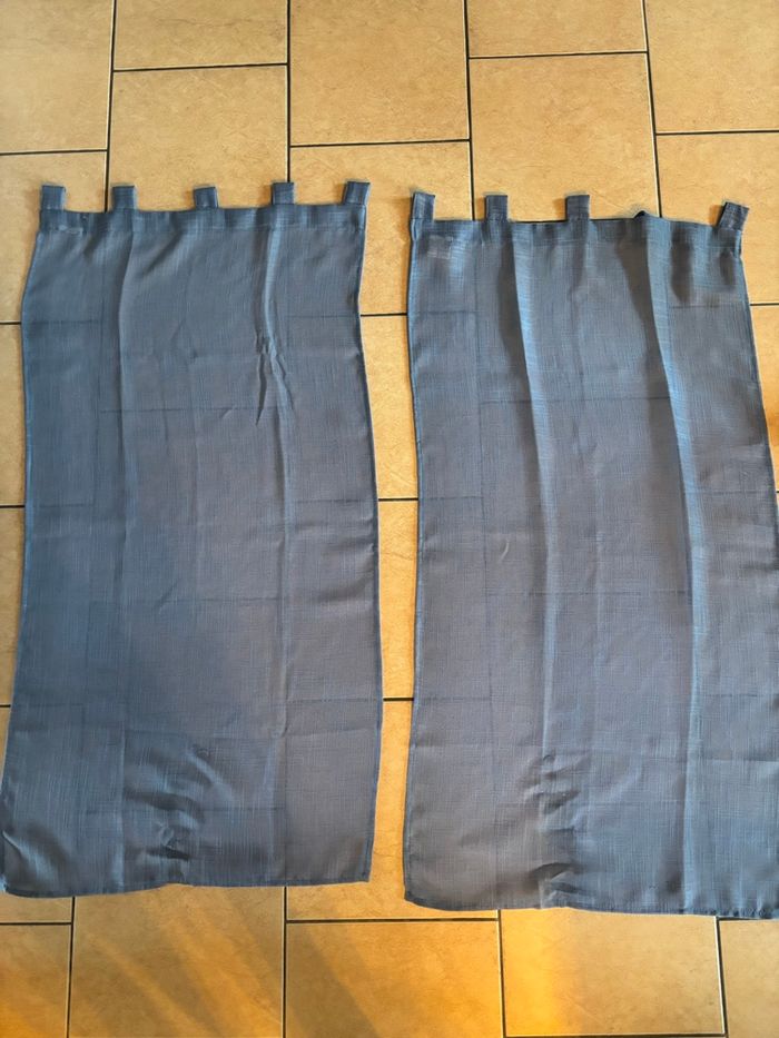 2 rideaux fenêtre voilage - photo numéro 3