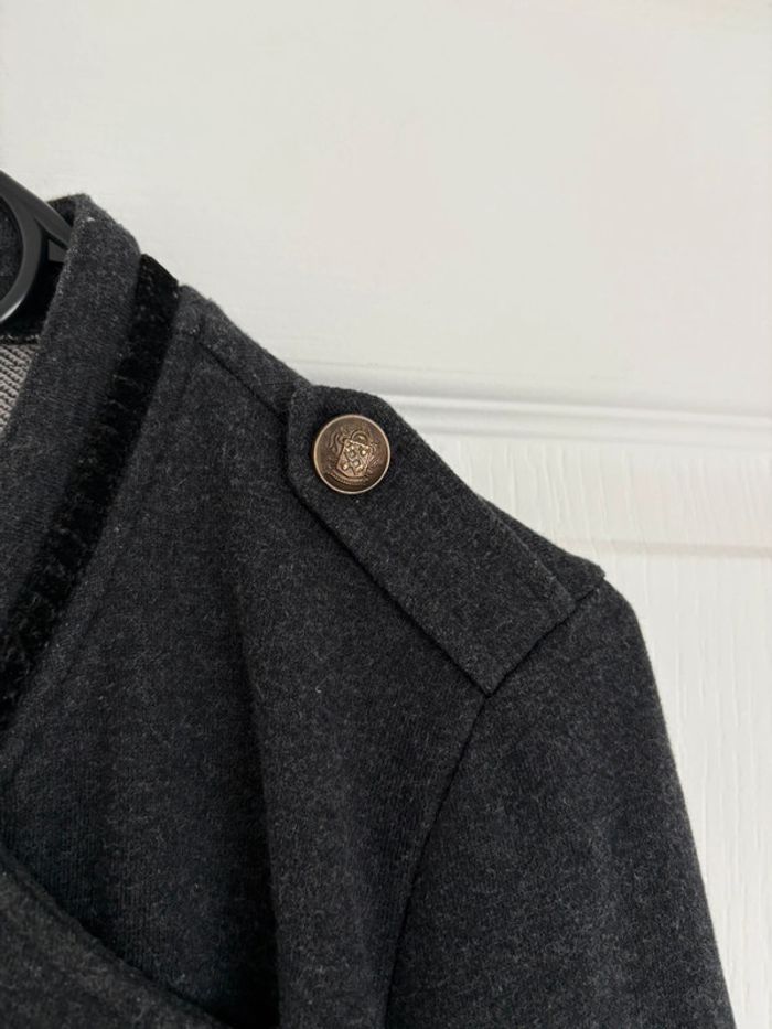 Blazer gris avec épaulettes Cache Cache M très bon état - photo numéro 3