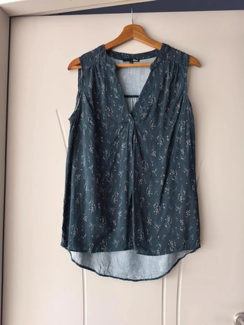 blouse verte Etam