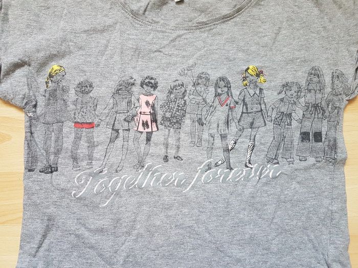 Tee shirt manches courtes pour fille 12 ans - photo numéro 2