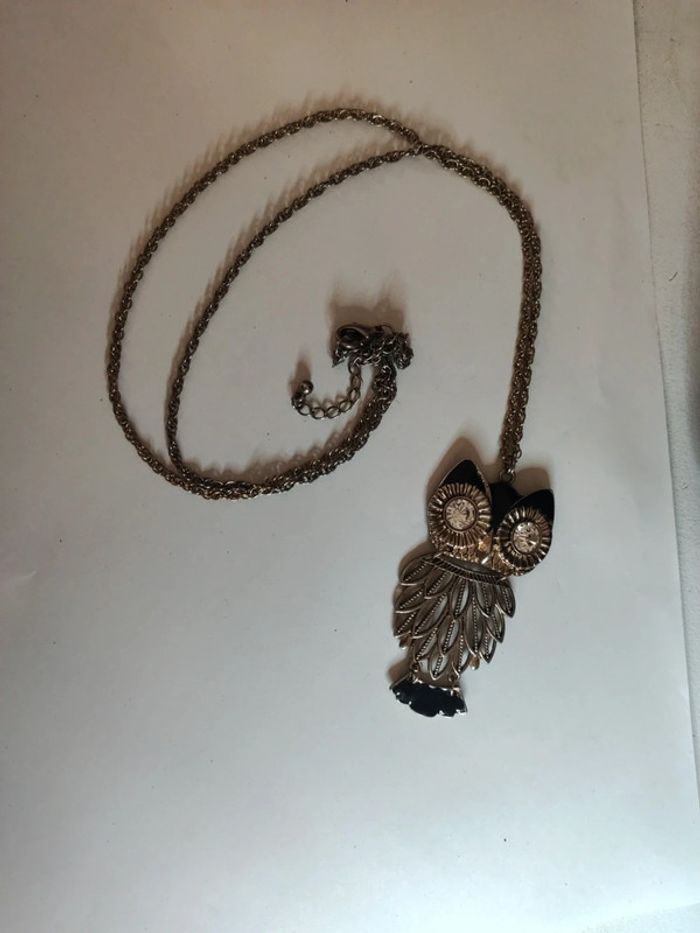 Sautoir chouette articulée - photo numéro 2