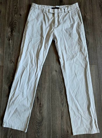 Pantalon Chino homme gris clair taille 42