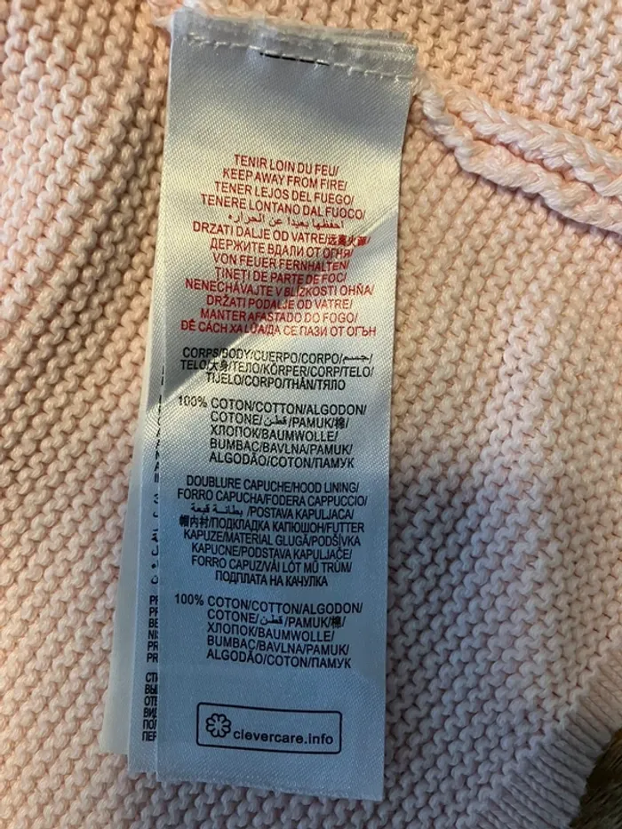 Gilet Sergent Major Fille 9 mois + boléro offert - photo numéro 3