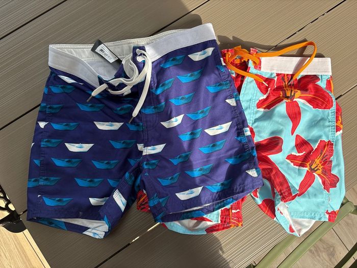 2 shorts de bain pull in neufs T 29 - photo numéro 2