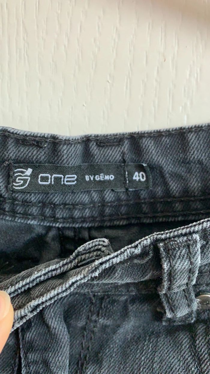 Short en jean homme taille 40 gemo - photo numéro 3