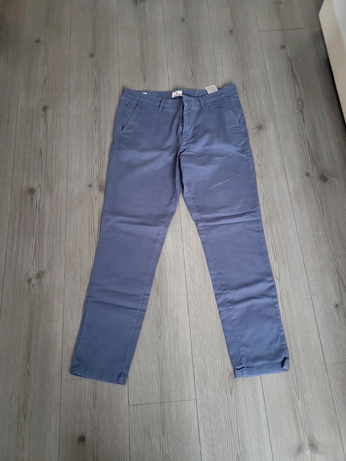 Pantalon bleu Jack and Jones t34/32 - photo numéro 3