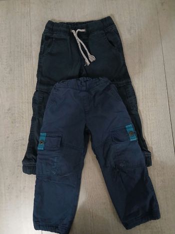 2 pantalons chauds
