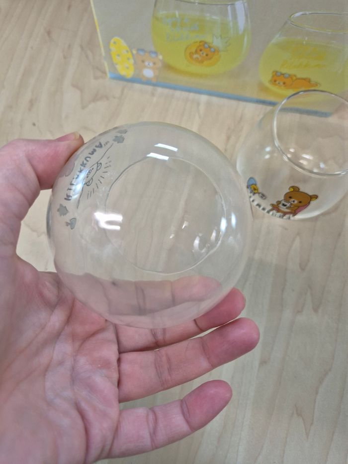 Set 2 verres Rilakkuma Style Yura Yura - photo numéro 3