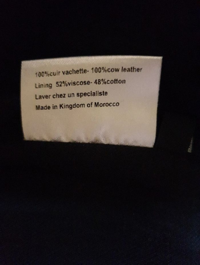 Perfecto cuir de vachette - photo numéro 7